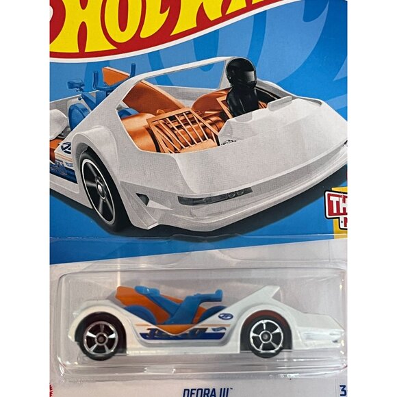 Hot Wheels Deora III 2023 Then and Now White Orange Diecast Car - Picture 4 of 9